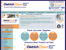 Tablet Screenshot of dietrich-direct.com